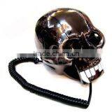 Cartoon Telephone With Skull Shape thumbnail-1
