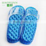PVC Bathroom New Design Massage Slippers Plastic Anti-slip Sandal Indoor Slipper thumbnail-2