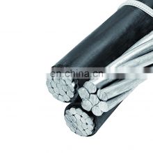 abc cable 16mm2/ 25mm2/ 70mm2/ 54.6mm2 95mm2 abc aluminium power cable 3 phase 5 wire aac plant china