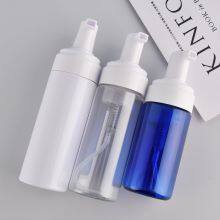 Empty Plastic Foam Pump Bottle 30ml 50ml 60ml 100ml 150ml 200ml Clear White Blue Pet Facial Cleanser Mousse Foam Pump Bottle thumbnail-5