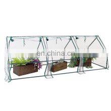 Sturdy Portable 3 Zipper Doors Outdoor Home pc Garden Mini Greenhouse for Plants thumbnail-3