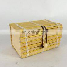 New Trendy Traditional Woven Bamboo Gift Box, Bamboo Accessories Box Basket Wholesale Made in Vietnam thumbnail-1