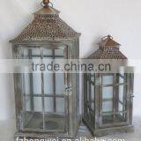 Hongwei Handmade Antique&Retro Wood Candle LanternHW14A0196 thumbnail-1