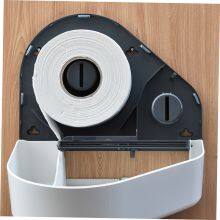 Public Bathroom Double Roll Toilet Paper Holder Dispenser thumbnail-4