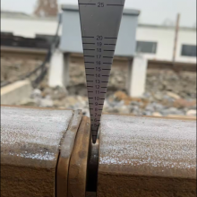 Stainless Rail Taper Welding Gap Inspection Gauge thumbnail-4