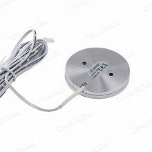 Linkable Under Cabinet LED Lighting 12V Slim Aluminum Dimmable Puck Lights With RF Remote Control & UL Listed Transformer for Mood Lighting(6 Lights, Warm White) thumbnail-3