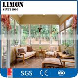 Hot Product Cheapest Customize Balcony aluminium curved glass Sunrooms