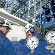 Wika CN Pressure Gauge 233.50 235.50 232.30 232.50 Bourdon Tube Pressure Gauge