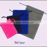 Fashion custom Velvet pouch gift bag for promotion