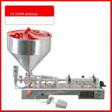 Dg-100 Pneumatic Paste Quantitative Filling Machine, Semi-automatic Small-scale Filling and Dispensing Machine for Sesame Oil and Sesame Paste thumbnail-2