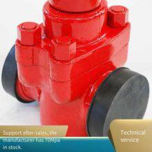 Langfeng Z23y-200 Forged External Thread High-pressure Mud Gate Valve, Special Flat Valve for Oil Fields thumbnail-1