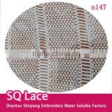 Fabric Lace/embroidery Milk Silk for Full Lace Water Soluble for Garment Gccessory thumbnail-1