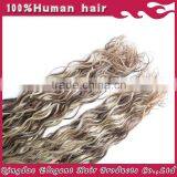 Wholesale Double Drawn Curly Mixed Colors Virgin Brazilian Hair Curly Tape Hair Extensions thumbnail-6