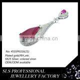 Popular Designs of Emerald Ruby Bridal Jewelry Set for Women Zircon Luxury Jewelry Set thumbnail-3