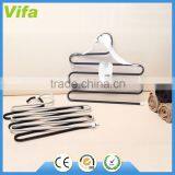 Multi-Purpose Metal Magic Pants Hanger Closet Hangers Space Saver Storage Rack for Hanging Jeans Scarf Tie thumbnail-3