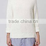 2016 New Latest Design Shirt Hem Rib Knit HSS3008 thumbnail-2