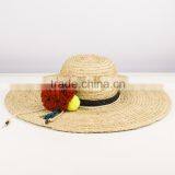 Fashion Tassels Summer Raffia Straw Hat China Manufacturer thumbnail-1