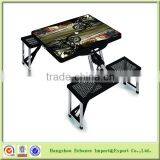 OEM Printing on the Table/thick ABS Plastic Table and Aluminum Legs Folding Picnic Table thumbnail-1