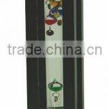 Galileo Thermometer With Wooden Frame Black thumbnail-1
