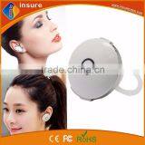 super small one ear bluetooth headphone for lady