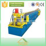 Full Automatic Steel Structure C Profile / Channel Purlin Cold Roll Forming Machine