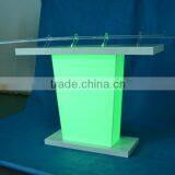 2015 New Acrylic Table Lectern With Different Color Light, High Quality Podium thumbnail-4