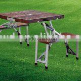 Outdoor Wooden Folding Table thumbnail-1
