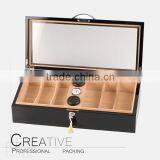 Display Deal Wood Cigar Humidor With Glass Top