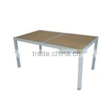 2016 outdoor solid wood top metal bistro bar table made in China