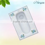 128 well sell ceramic bathroom beautiful squatting pan from longxia