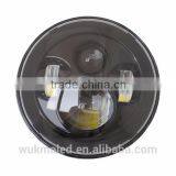 7" LED Projector Head Light Black for Harley Davidson 2012-2013 FLD / 1994-2013 Touring & Softail Models thumbnail-5