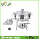 Hotel Round Chafing Dish/food Warmer Hot Pot/hot Food Warmer Buffet Server
