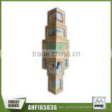 Antique Unique Wall Corner Photo Frame, Wooden Corner Picture Frame