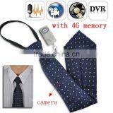 Fashion 720p Hidden 4G Tie Camera Mini Camcorder Audio Video Recorder Mini Spy Camera With Remote Control Detection DVR