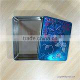 Factory Directly CYMK Print OEM Tin Can Square Cheap Cookie Tins Empty for Promotion