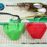 Green Apple Shape Foldable Polyester Walmart Shopping Bags Quality Choice
