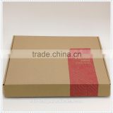 Color printed kraft paper pizza box type packing box