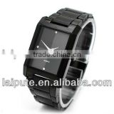 new design 2013 square stainless steel lay's /boy's watch pc movt