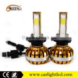 KEEN universal high power led lamp 12V 40W 9005 led headlight bulb yellow case car head light bulb 3600lm