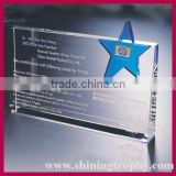Delicate trophy crystal bussiness gifts