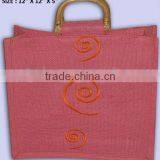 Embroidery Jute Bag thumbnail-1