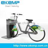 Bicycle Rental Scheme With Bikes and Bike Kiosk thumbnail-3