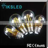 Newest E27 G60 6w Cob Led Filament Bulb Cir>80 Led E14 Mini Led Bulb E27