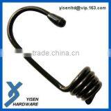 Heavy Duty Adjustable Black Carbon Tension Spring Hook