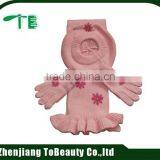 Baby Cat Purple Fleece Hat Scarf Gloves Set thumbnail-3