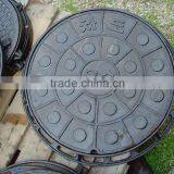 Cast Iron Manhole Covers Nodular Round Ductile Corrosion Resistance Security High Quality Manhole Covers Sizes thumbnail-5