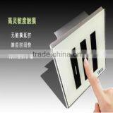 High Quality 3 Gang Smart Home Touch Screen Light Switch Wall Switch