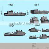 Wholesale Promotional Creative Soft Rubber Material Warship Flash Drive , Naval Vessel Usb Drive 4gb 8gb