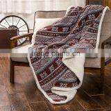 60"x80" Standard Size Sherpa Blanket With 2cm Turnover Locked thumbnail-1