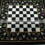 Inlay Marble Chess Table Top Exporter
